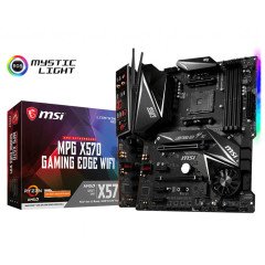 MSI MPG X570 GAMING EDGE WIFI 4400MHz (O.C) DDR4 Soket AM4 RGB M.2 HDMI PCIe 4.0 ATX Anakart
