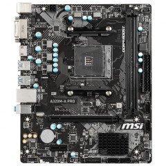 MSI A320M-A PRO 3200MHz(OC) DDR4 Soket AM4 HDMI DVI mATX Anakart
