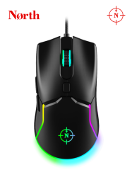 North Air RGB Kablolu Profesyonel Gaming Oyuncu Mouse