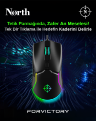 North Air RGB Kablolu Profesyonel Gaming Oyuncu Mouse