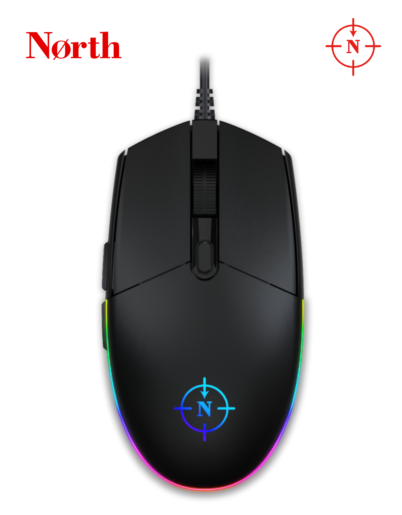 North Combat RGB Kablolu Gaming Mouse