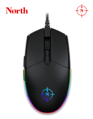 North Combat RGB Kablolu Gaming Mouse