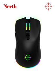 North Game Over RGB Kablosuz Şarjlı Profesyonel Gaming Oyuncu Mouse