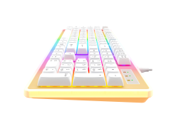 North Paladin Mekanik Hisli Türkçe RGB Beyaz Gaming Klavye
