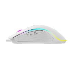 Havit Gamenote MS1034 RGB Gaming Makrolu Programlanabilir Oyuncu Mouse - Beyaz