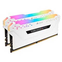 CORSAIR 16GB (2x8GB) Vengeance RGB PRO Beyaz 3000MHz CL15 Dual Kit Ram