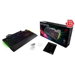ASUS ROG STRIX Flare Cherry MX Red Switch Türkçe RGB Mekanik Gaming Klavye