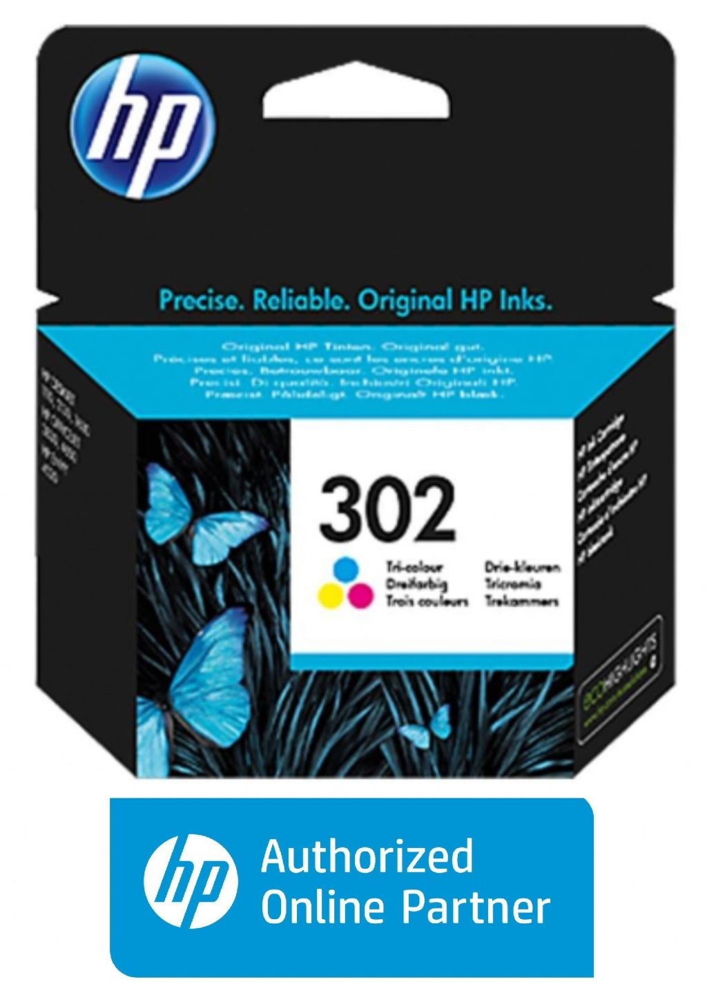 Hp 302-F6U65AE Renkli Orjinal Mürekkep Kartuşu