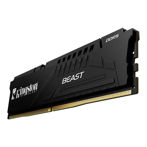 Kingston Fury Beast KF560C36BBE/16 16GB (1x16GB) DDR5 6000MHz CL36 Siyah Gaming Ram