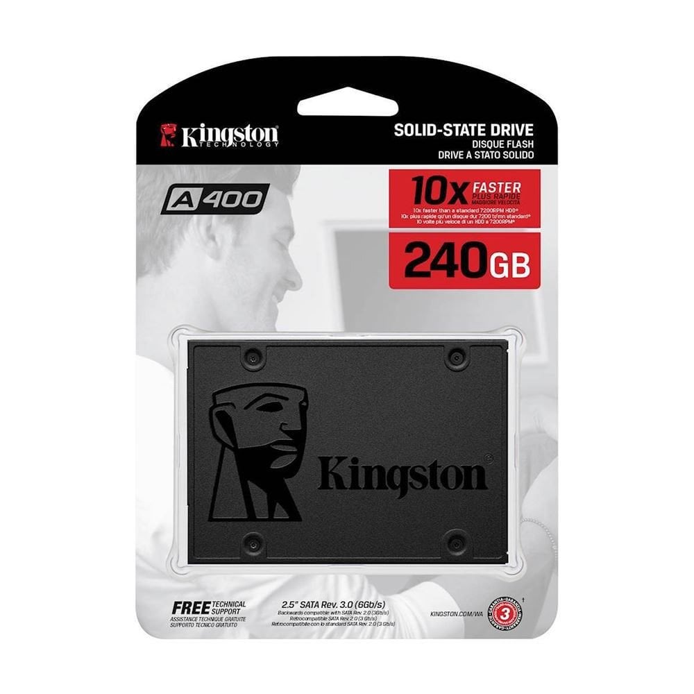 KINGSTON 240GB A400 SATA 3.0 2.5'' SSD (Okuma 500MB / Yazma 350MB)