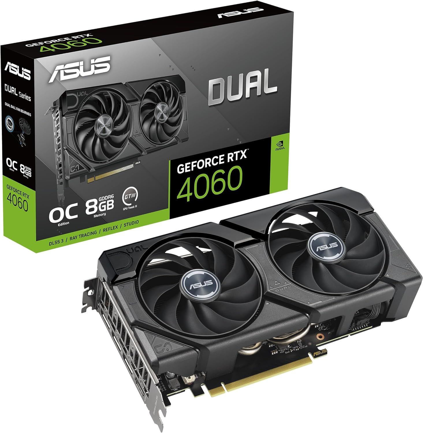 ASUS GeForce RTX 4060 DUAL OC Evo Edition 8GB GDDR6 DLSS 3 128 Bit Ekran Kartı