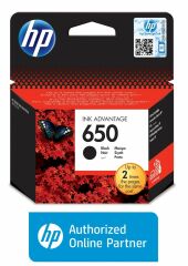 Hp 650-CZ101AE Siyah Orjinal Mürekkep Kartuşu
