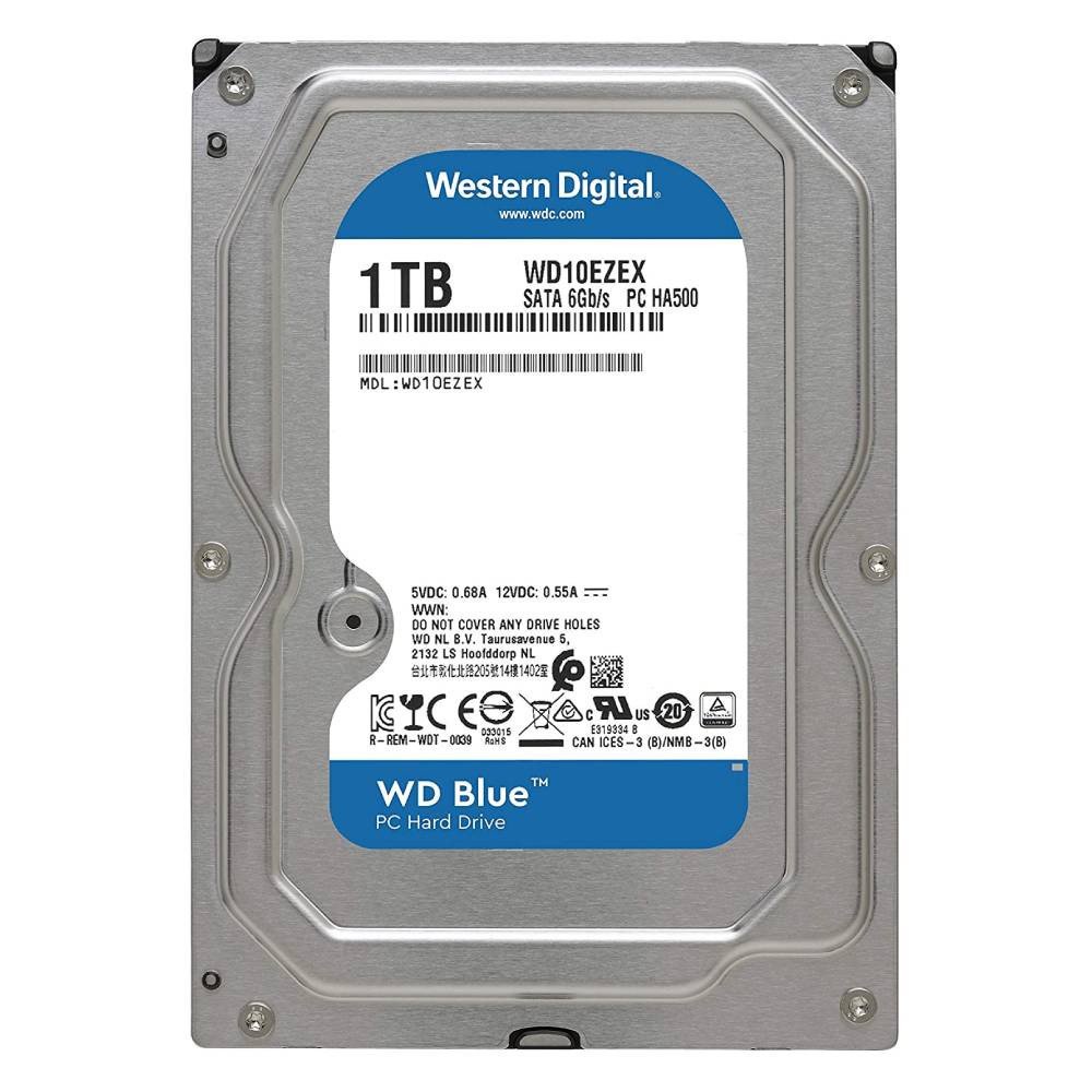 WD 1TB Blue 64MB 7200rpm 3.5