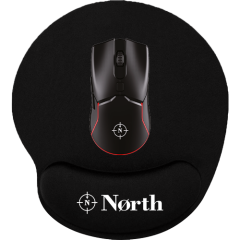 North Prestige Premium Kablosuz Mouse + AirFly Premium Bilek Destekli Mouse Pad Wireless Bundle