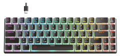 North Odin PRO WL68 LightCore Kablosuz Bluetooth RGB Red Switch Türkçe Mekanik Gaming Klavye