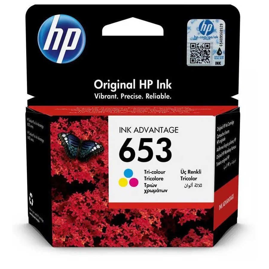 Hp 653-3YM74AE Renkli Orijinal Kartuş