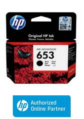 Hp 653-3YM75AE Siyah Orijinal Kartuş