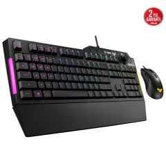 ASUS TUF GAMING K1/M3 Türkçe RGB Gaming Klavye Mouse Combo Set