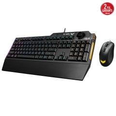 ASUS TUF GAMING K1/M3 Türkçe RGB Gaming Klavye Mouse Combo Set