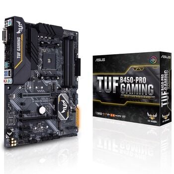 ASUS TUF GAMING B450-PRO 4400MHz(OC) DDR4 Soket AM4 RGB M.2 DVI HDMI ATX Anakart