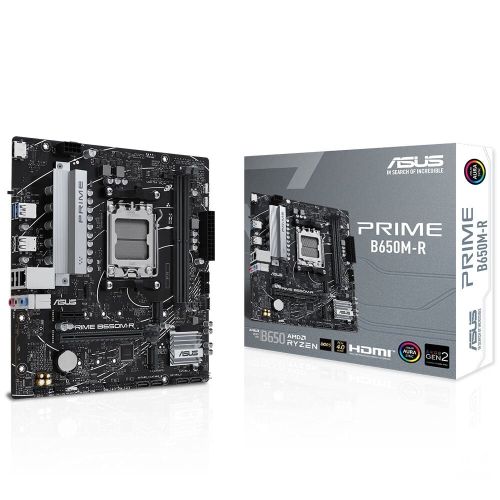 ASUS PRIME B650M-R 7200MHz OC DDR5 Soket AM5 M.2 HDMI mATX Anakart