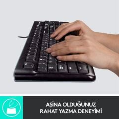 Logitech MK120 920-002560 Kablolu Klavye Mouse Seti