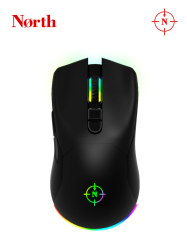 North Game Over PRO WL 24.000 DPI 750 IPS 75G RGB Kablosuz Gaming Oyuncu Mouse