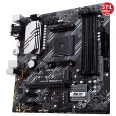 ASUS PRIME B550M-A 4600MHz(OC) DDR4 Soket AM4 M.2 HDMI VGA DVI mATX Anakart