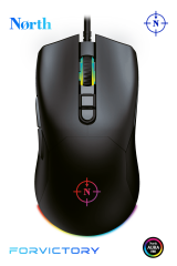North Game Over PRO 12.800 DPI 400 IPS 50G PMW3389 Makrolu Gaming Oyuncu Mouse