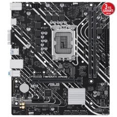 ASUS PRIME H610M-K ARGB 5600MHz DDR5 Soket 1700 M.2 HDMI VGA mATX Anakart