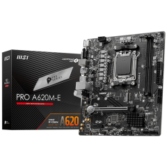 MSI PRO A620M-E 6000MHz(OC) DDR5 Soket AM5 M.2 HDMI VGA mATX Anakart