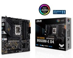 ASUS TUF GAMING B660M-E 5333MHz DDR4 Soket 1700 M.2 HDMI DP mATX Anakart