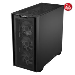 ASUS A21 Plus ARGB Temperli Cam USB 3.2 mATX Mesh Siyah Mid Tower Gaming Kasa