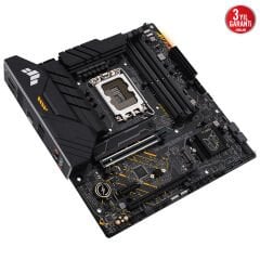 ASUS TUF GAMING B660M-PLUS D4 5333MHz(OC) DDR4 Soket 1700 M.2 HDMI DP mATX Anakart