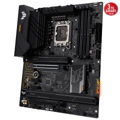 ASUS TUF GAMING B660-PLUS WIFI 5333MHz(OC) DDR4 Soket 1700 M.2 HDMI DP ATX Anakart