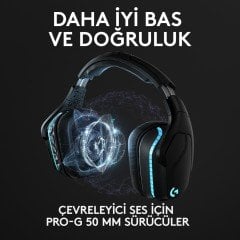 Logitech G935 7.1 Surround Lightsync RGB Kablosuz Gaming Kulaklık