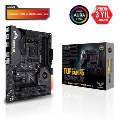 ASUS TUF GAMING X570-PLUS 4400Mhz(OC) DDR4 Soket AM4 RGB M.2 PCIe 4.0 HDMI DP ATX Anakart