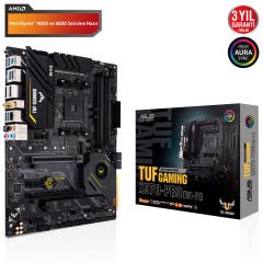 ASUS TUF GAMING X570-PRO WIFI 4400MHz(OC) DDR4 Soket AM4 RGB M.2 PCIe 4.0 HDMI DP WIFI ATX Anakart