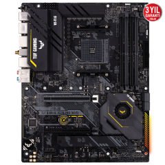 ASUS TUF GAMING X570-PRO WIFI 4400MHz(OC) DDR4 Soket AM4 RGB M.2 PCIe 4.0 HDMI DP WIFI ATX Anakart