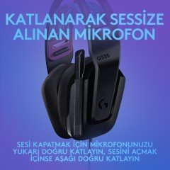 Logitech G335 Kablolu Siyah Gaming Kulaklık