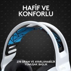 Logitech G733 LIGHTSPEED RGB 7.1 Surround Beyaz Gaming Kulaklık