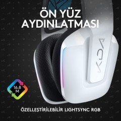 Logitech G733 LIGHTSPEED RGB 7.1 Surround Beyaz Gaming Kulaklık