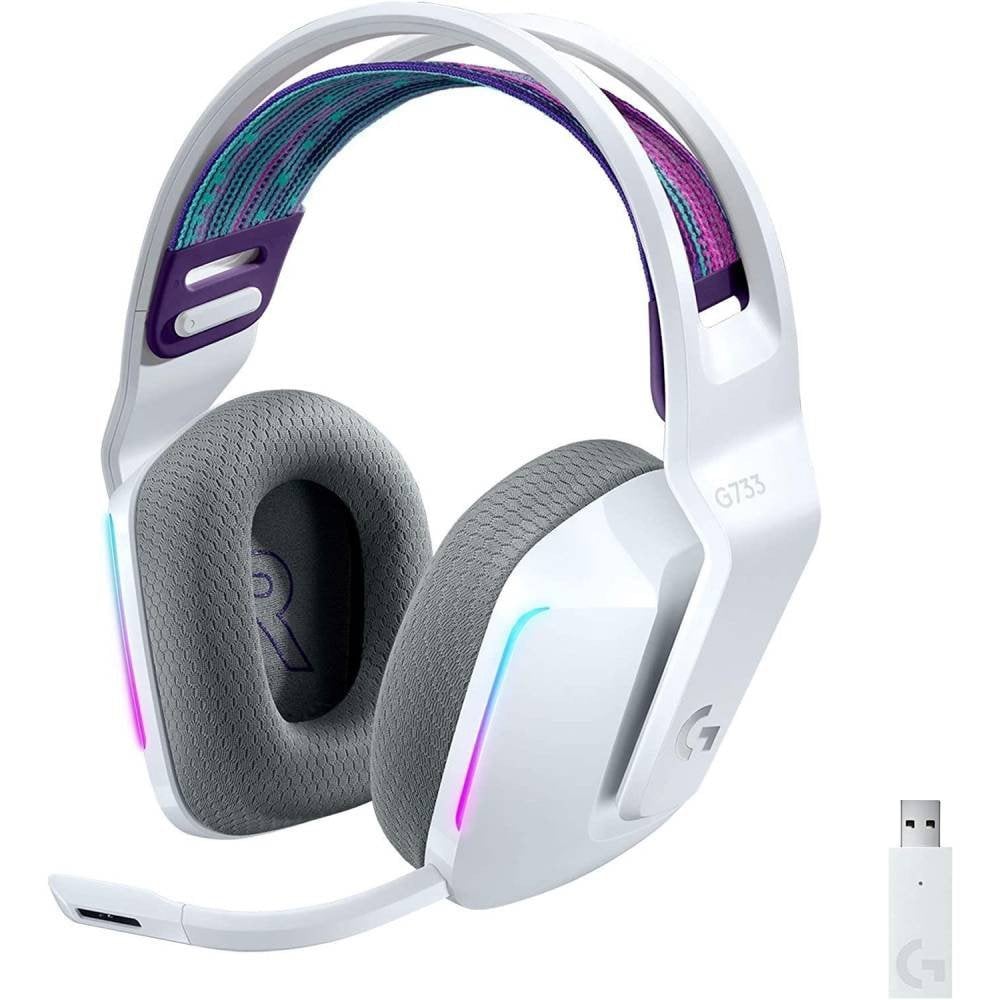 Logitech G733 LIGHTSPEED RGB 7.1 Surround Beyaz Gaming Kulaklık