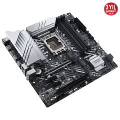 ASUS PRIME Z690M-PLUS D4 5333MHz(OC) DDR4 Soket 1700 M.2 HDMI DP ATX Anakart