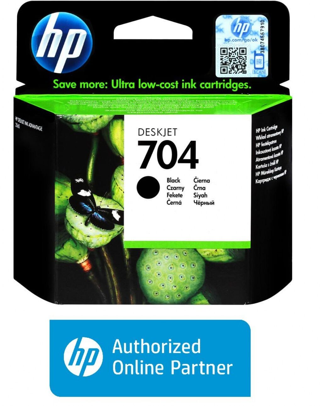 Hp 704-CN692A Siyah Orjinal Kartuş