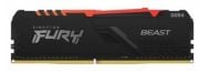 Kingston 16GB FURY Beast RGB 3200Mhz CL16 DDR4 Single Kit Ram