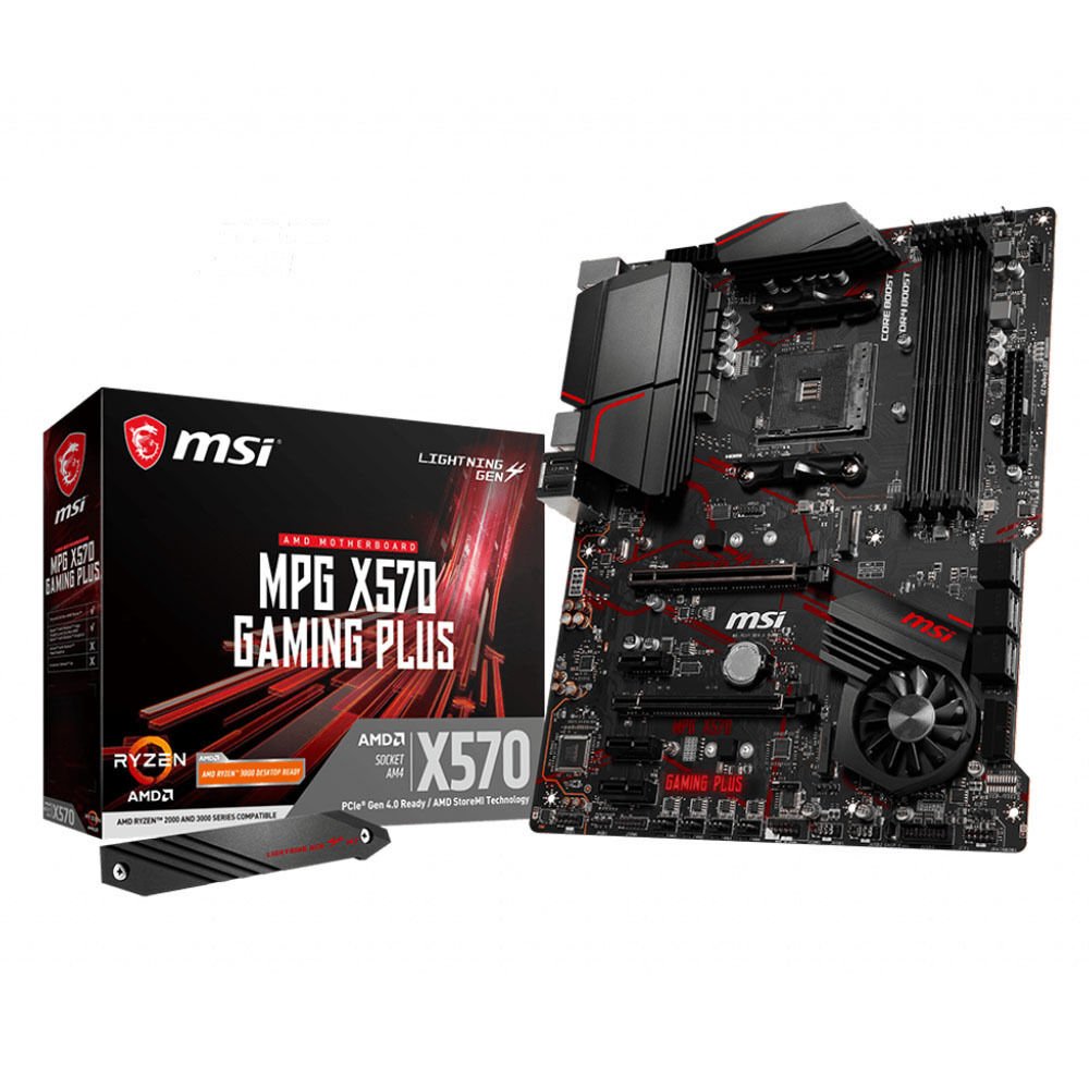 MSI MPG X570 GAMING PLUS 4400MHz(OC) DDR4 Soket AM4 M.2 HDMI PCIe 4.0 ATX Anakart