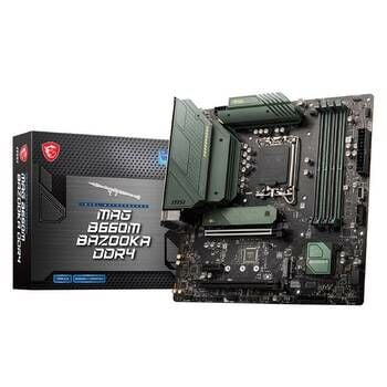 MSI MAG B660M BAZOOKA 4800MHz(OC) DDR4 Soket 1700 M.2 HDMI DP ATX Anakart