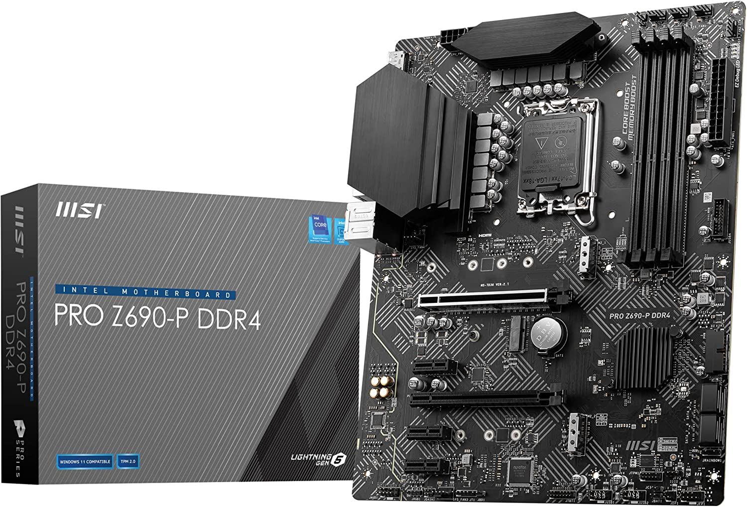 MSI PRO Z690-P DDR4 5000MHz(OC) DDR4 Soket 1700 M.2 HDMI DP ATX Anakart