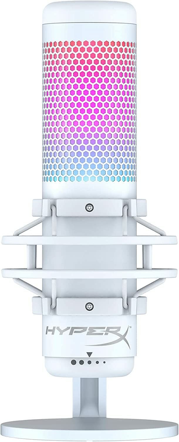 HyperX Quadcast S White RGB Profesyonel Mikrofon